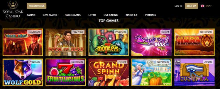 Royal Oak Casino No Deposit Bonus