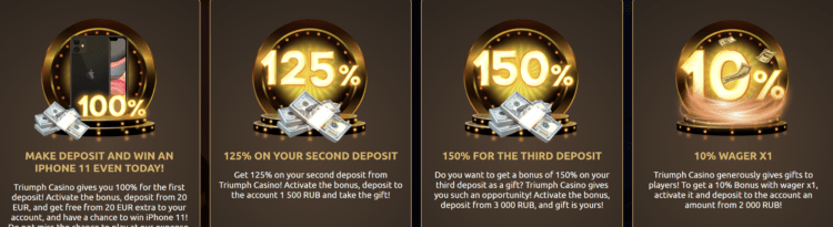 TriumphCasino Review | No Deposit Bonus