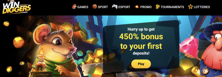 Win Diggers Casino Review: - No Deposit Bonus