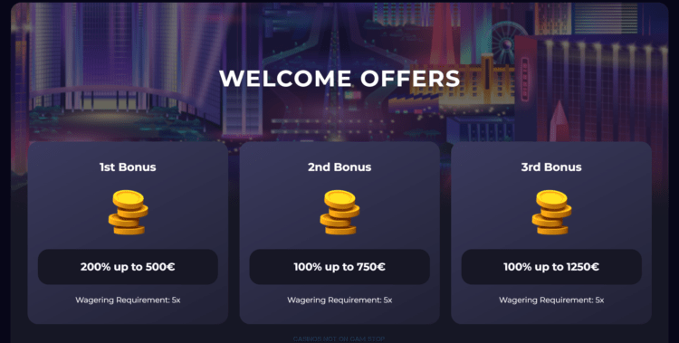 Gxmble Casino Welcome Bonus