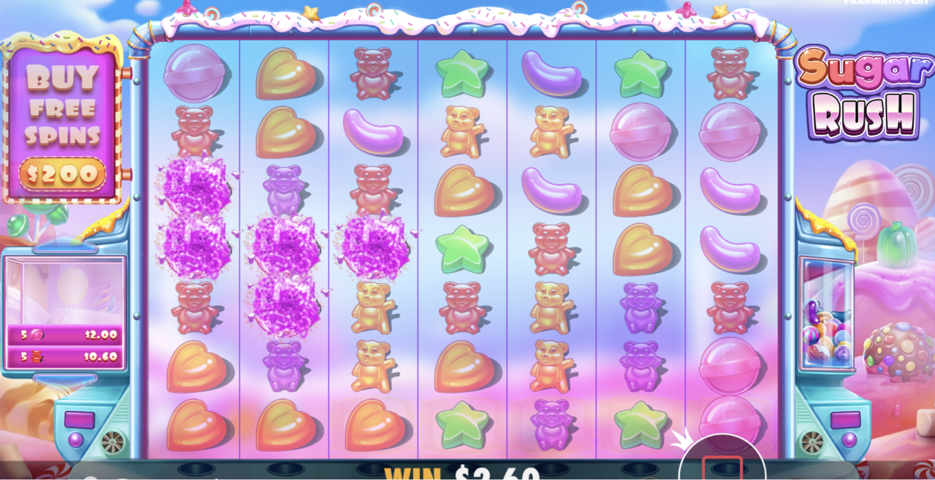 Sugar Rush Slots Not On Gamsto