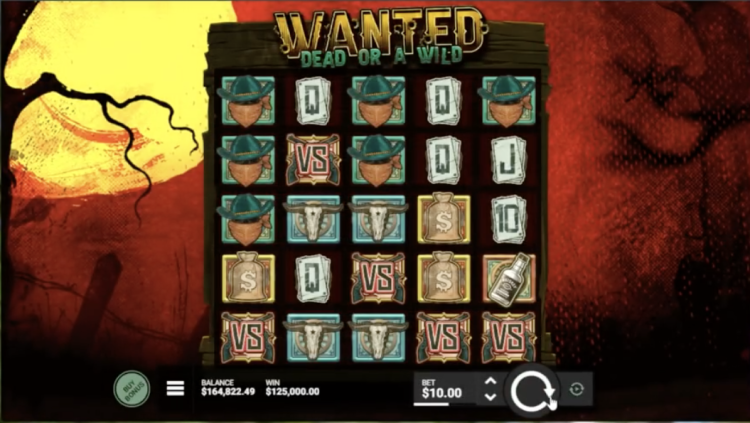 image of dead or a wild slot gameplay